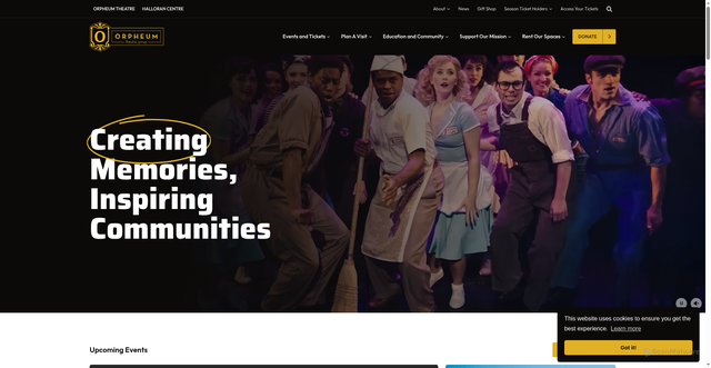 Security scan screenshot of https://www.orpheum-memphis.com/