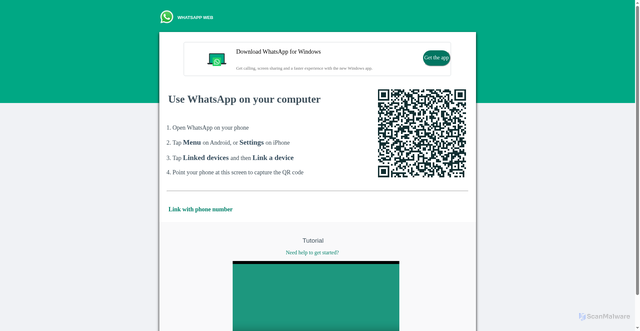 Security scan screenshot of whatsapp-web-design.onrender.com