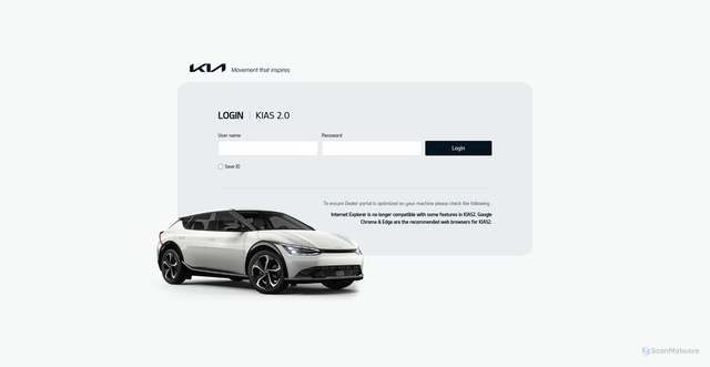 Security scan screenshot of https://incentives.kiausa.com