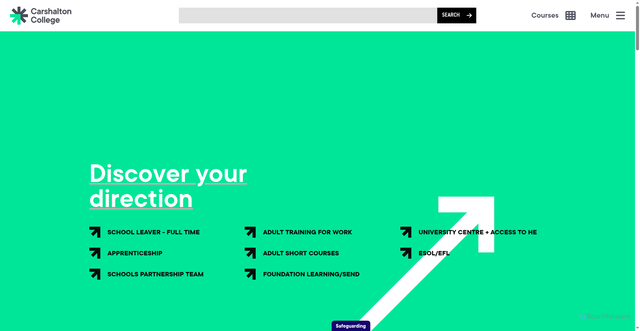 Security scan screenshot of https://stcg.ac.uk/carshalton-college
