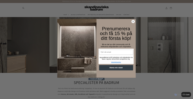 Security scan screenshot of https://skandinaviskabadrum.se