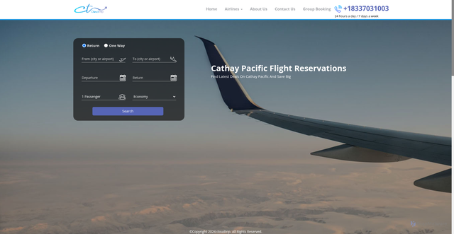 Security scan screenshot of https://www.cloudtrip.us/airlines/cathay-pacific-flights-cx