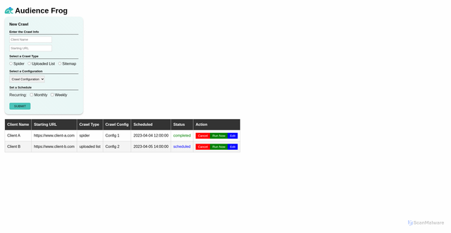 Security scan screenshot of http://akcrawler.siteseer.workers.dev/