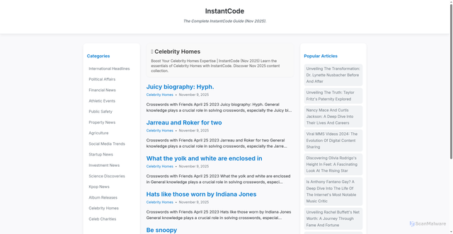 Security scan screenshot of https://filmsave-u2nc83.pages.dev/category/celebrity-homes/index.html