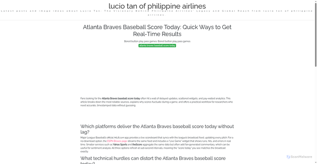 Security scan screenshot of https://urbandailyverse-dpi45pewyddw.edgeone.app/atlanta-braves-baseball-score-today.html