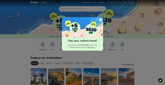 Security scan screenshot of https://pelago.com