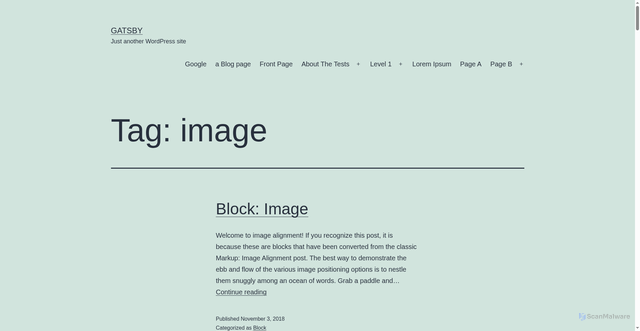 Security scan screenshot of wptest.pages.dev