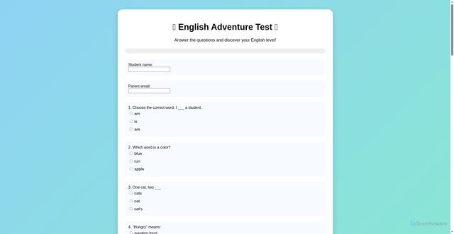Security scan screenshot of https://semtuenglishtest-1wedygg8wa.edgeone.app/