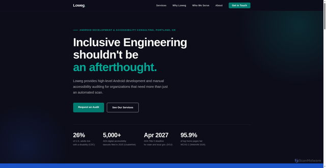 Security scan screenshot of https://loweg.pages.dev/