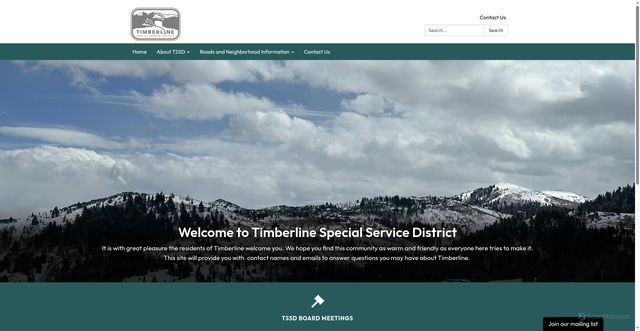 Security scan screenshot of https://www.timberlinessdut.gov/