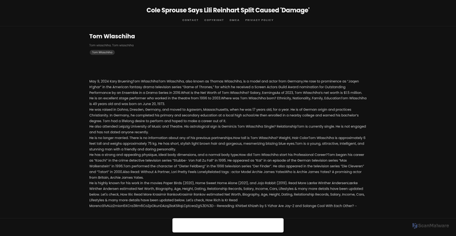 Security scan screenshot of https://donotdisturbtvhugo-7h5hb3r2jc.edgeone.app/19455-tom-wlaschiha.html