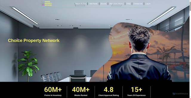 Security scan screenshot of https://choicepropertynetwork.com