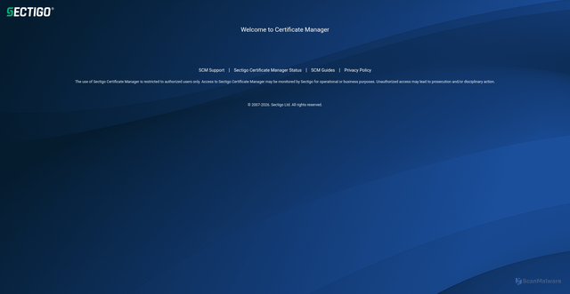 Security scan screenshot of https://cert-manager.com