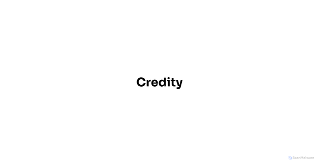 Security scan screenshot of https://credity.se