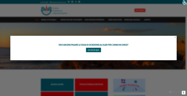 Security scan screenshot of https://www.opisavona.it