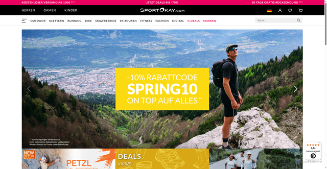 Security scan screenshot of https://www.sportokay.com
