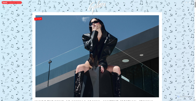 Security scan screenshot of https://galoremag.com/camilla-araujo/