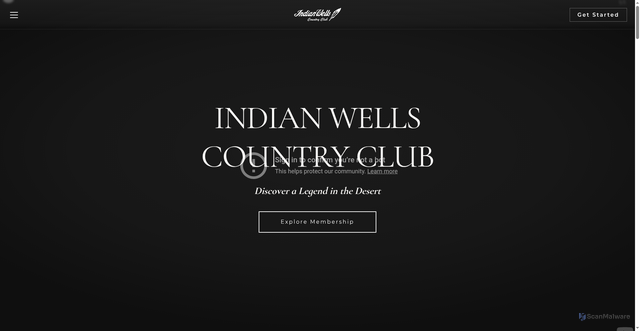 Security scan screenshot of https://www.invitedclubs.com/clubs/indian-wells-country-club