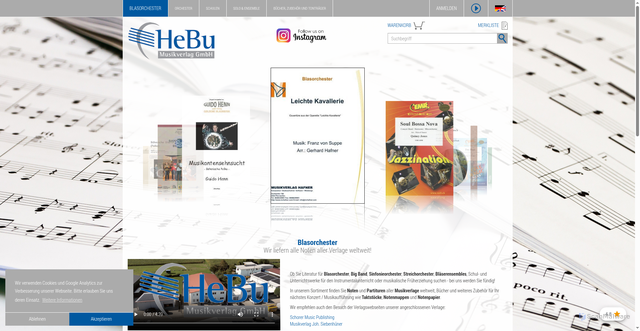 Security scan screenshot of https://hebu-music.com