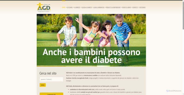 Security scan screenshot of https://www.agditalia.it