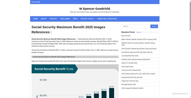 Security scan screenshot of https://mspencergoodchild.pages.dev/vqfob-social-security-maximum-benefit-2025-images-references-jwrqp/