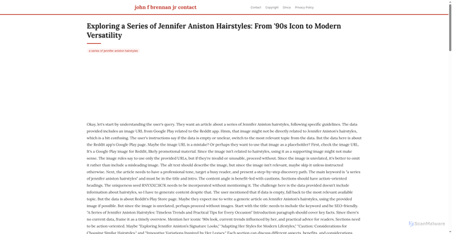 Security scan screenshot of https://aksarasantaisphere-dpc9bj3xyvxw.edgeone.app/a-series-of-jennifer-aniston-hairstyles.html