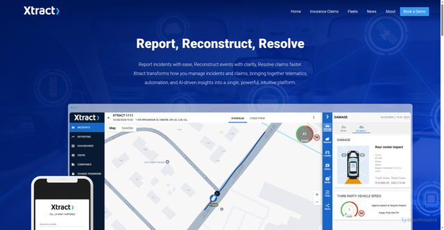 Security scan screenshot of https://xtract360.com