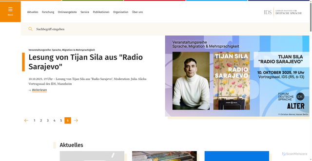 Security scan screenshot of https://www.ids-mannheim.de/