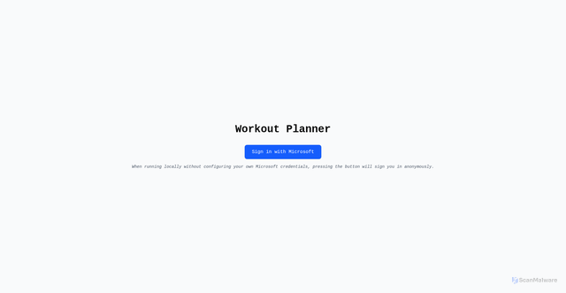 Security scan screenshot of https://52f401b8-workout-planner-buil-frontend.pages.dev/