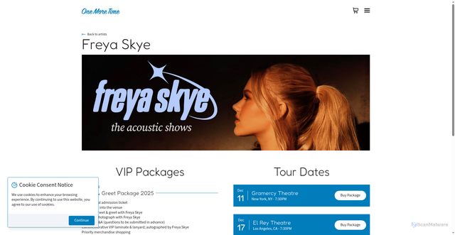 Security scan screenshot of https://onemoretimevip.com/a/freya-skye