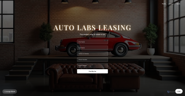 Security scan screenshot of https://autolabsleasing.com/