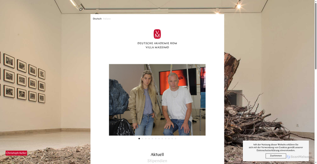 Security scan screenshot of https://www.villamassimo.de/de