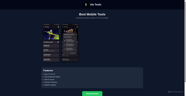 Security scan screenshot of https://xiotools-4u7prf18bs.edgeone.app/