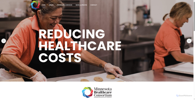 Security scan screenshot of https://mnhc.gov/
