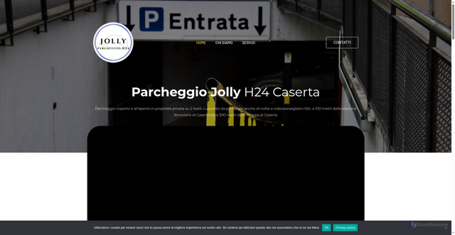 Security scan screenshot of https://www.jollyparcheggio.it