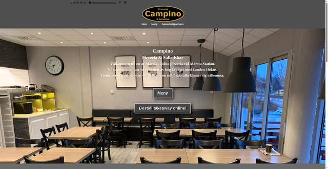 Security scan screenshot of https://pizzeriacampino.se