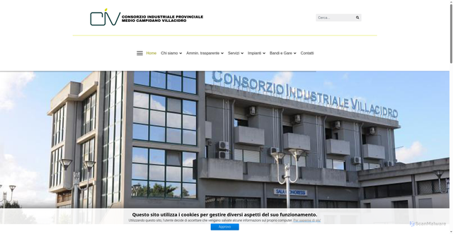Security scan screenshot of https://www.civillacidro.it/