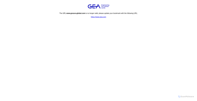 Security scan screenshot of http://grasso-global.com
