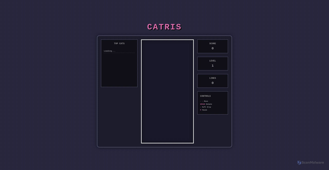 Security scan screenshot of https://catris-qw7ozasytq.edgeone.dev/Catris.html