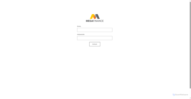 Security scan screenshot of https://mega-finans.weebly.com/