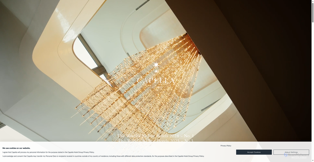 Security scan screenshot of https://capellahotels.com/en/capella-bangkok