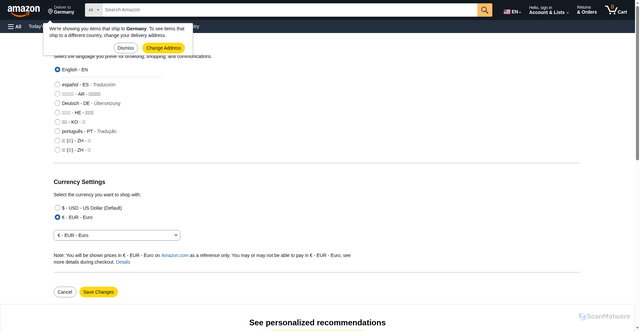 Security scan screenshot of c.amazon-adsystem.com