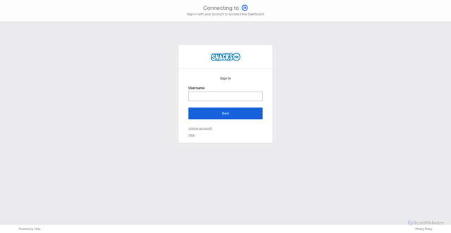 Security scan screenshot of https://consumer-pepsico.okta.com