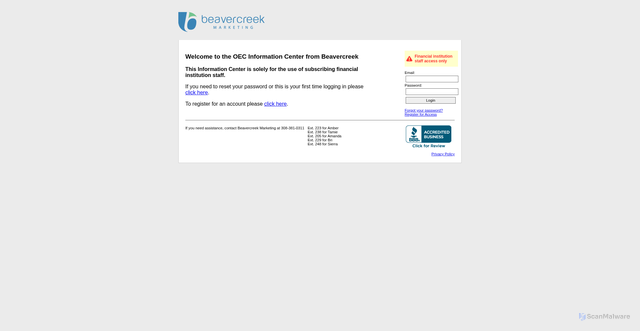 Security scan screenshot of https://oectours.com