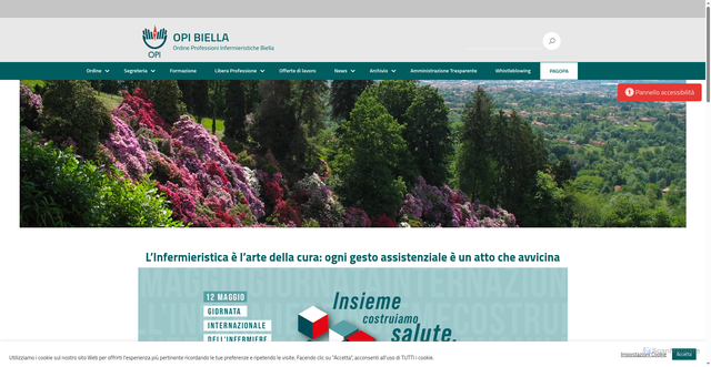 Security scan screenshot of https://www.opibiella.it/