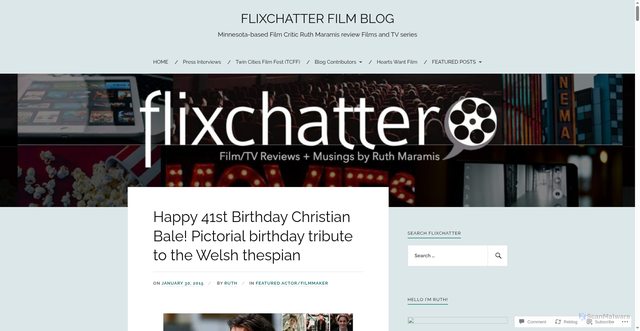 Security scan screenshot of https://flixchatter.net/2015/01/30/happy-41st-birthday-christian-bale-pictorial-birthday-tribute-to-the-welsh-thespian/