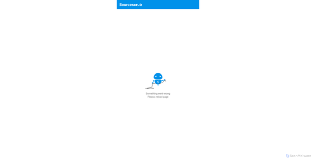 Security scan screenshot of https://webextension.sourcescrub.com