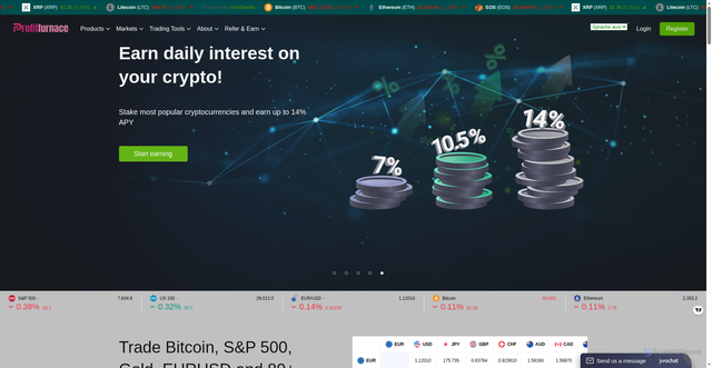 Security scan screenshot of https://profitfurnace.com/