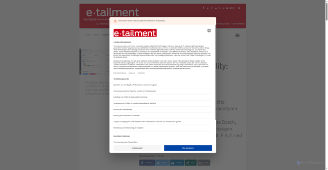 Security scan screenshot of https://r.brevo.etailment.de/mk/cl/f/sh/1t6Af4OiGsEag4HgKbcrIM1SrywFTa/lAFXyAiI_5Nn