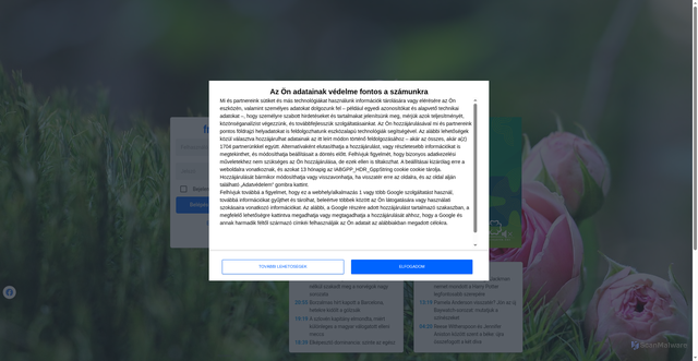 Security scan screenshot of https://accounts.freemail.hu